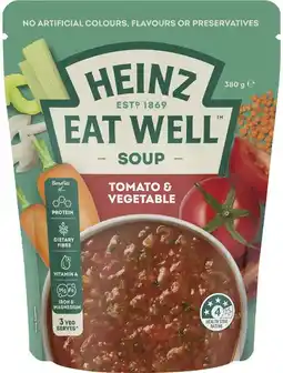 Coles Heinz Eat Well Soup 380g offer