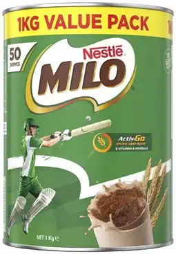 Coles Nestlé Milo 1kg offer