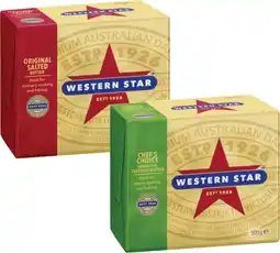 Coles Western Star Butter 500g offer