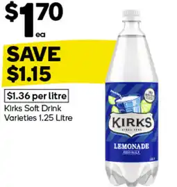 Woolworths Kirks Soft Drink Varieties offer