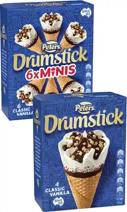 Coles Peters Drumstick 4 Pack-6 Pack 475mL-490mL offer