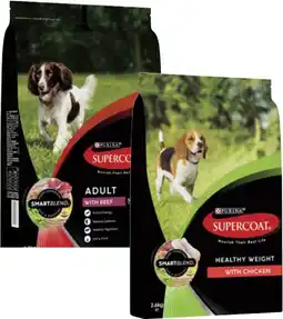 Coles Supercoat Dry Dog Food 2.6kg-2.8kg offer