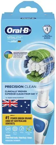 Coles Oral B Vitality Precision Clean Electric Toothbrush 1 Pack offer