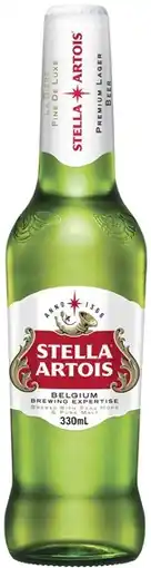 Coles Stella Artois Bottles 24x330mL offer