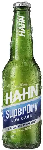 Coles Hahn Super Dry Bottles 24x330mL offer