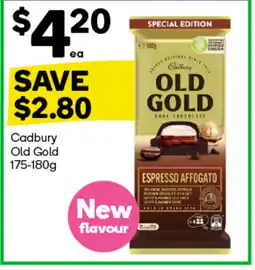 Woolworths Cadbury Old Gold offer