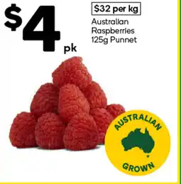 Woolworths Australian Raspberries offer