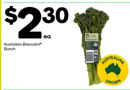 Woolworths Australian Broccolini offer