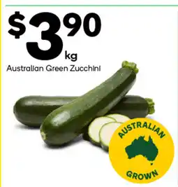 Woolworths Australian Green Zucchini offer