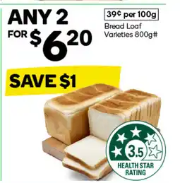 Woolworths Bread Loaf Varieties offer