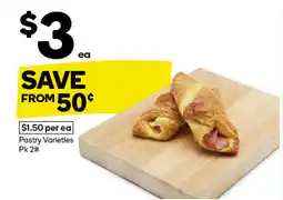 Woolworths Pastry Varieties offer