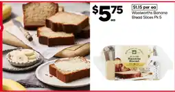 Woolworths Banana Bread Slices offer