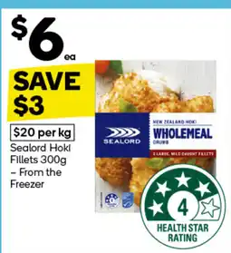 Woolworths Sealord Hoki Fillets offer