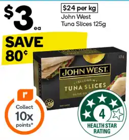 Woolworths John West Tuna Slices offer