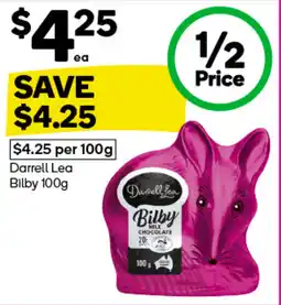 Woolworths Darrell Lea Bilby offer