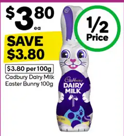 Woolworths Cadbury Dairy Milk Easter Bunny offer