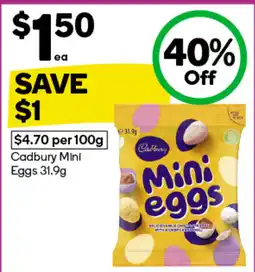 Woolworths Cadbury Mini Eggs offer