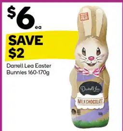 Woolworths Darrell Lea Easter Bunnies offer