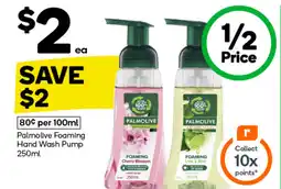 Woolworths Palmolive Foaming Hand Wash Pump offer