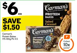 Woolworths Carman's Protein Bakes offer