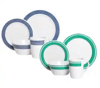 Campfire 16pc melamine dinner sets