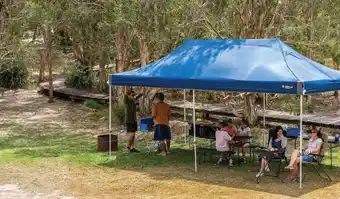 OZtrail Oztrail hydro flow deluxe 6.0 gazebo offer