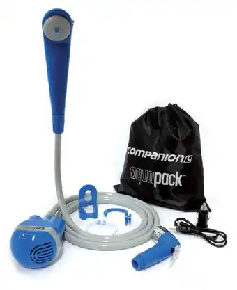 Companion rechargeable camp shower