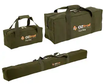 OZtrail Oztrail canvas utility bags offer