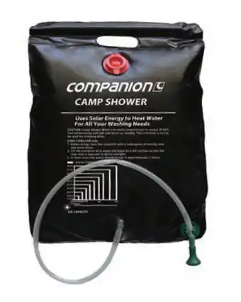 Companion pioneer solar shower
