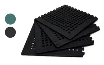 Oztrail foam floor mats (4pk)