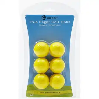Golf craft true flight practice 6pk balls