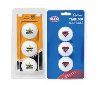 Drummond Golf Afl & nrl 3pk balls offer