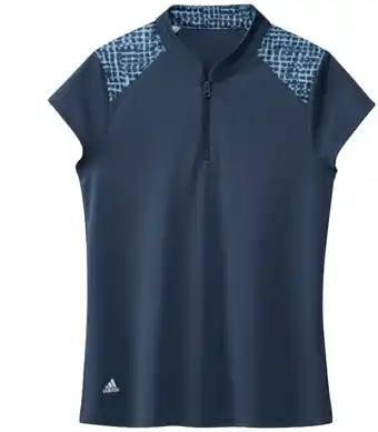 Adidas girls printed mock