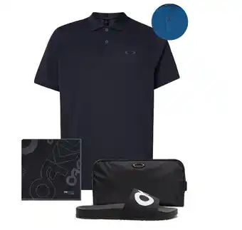 Drummond Golf Oakley men’s icon tn protect rc polo, men’s b1b slides, b1b repeat towel, outdoor shoe storage bag offer