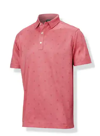 Drummond Golf Fj men’s lisle cocktail print polo offer
