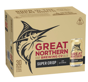 Great northern super crisp block cans 375ml 30 pack