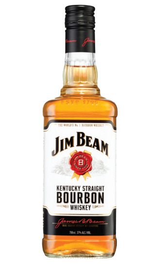 The Bottle O Jim beam white label bourbon 700ml offer