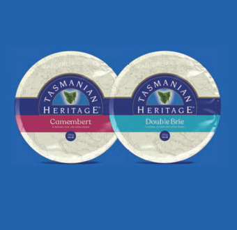 Drakes Tasmanian heritage camembert or double brie 250g offer