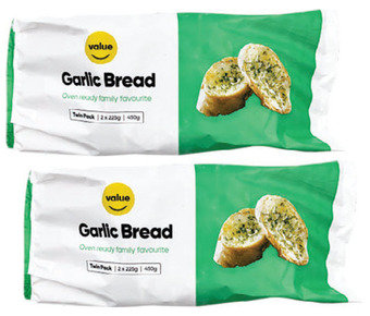 Drakes Value garlic bread 2 pack 450g offer