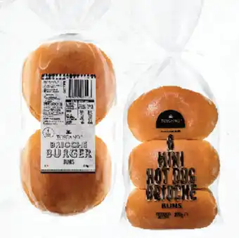 Drakes Toscano brioche buns 4 pack 200g - 270g offer