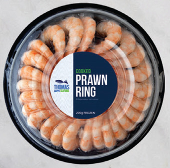 Drakes Thomas cappo seafoods prawn ring 200g offer