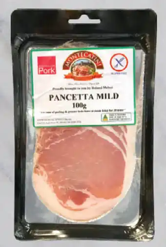 Montecatini sliced salamis & pancetta 100g