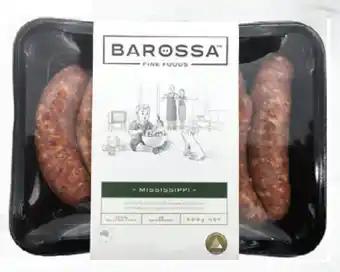 Barossa gourmet sausage range 480g - 500g