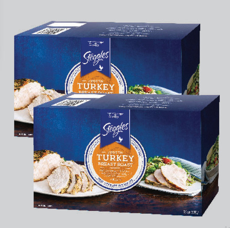 Steggles frozen turkey breast roast 2kg offer at Drakes