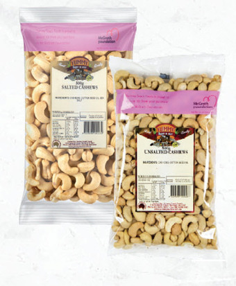 Drakes Yummy salted or unsalted cashews 500g offer