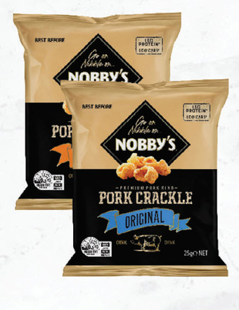 Drakes Nobby's pork crackle 25g offer