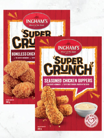 Drakes Ingham's super crunch chicken range 300g - 350g offer