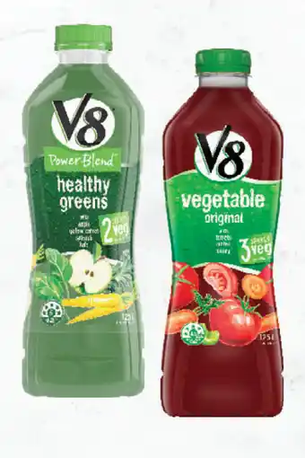 Drakes V8 juice or power juice 1.25lt offer