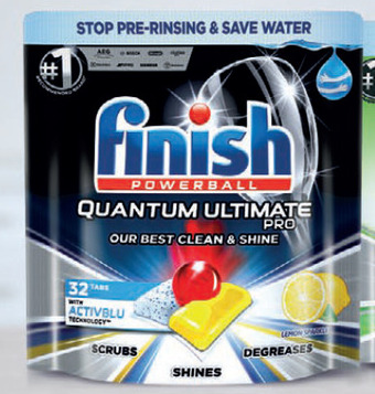 Drakes Finish quantum ultimate pro dishwasher tablets 32 pack offer