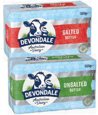 Drakes Devondale butter 500g offer